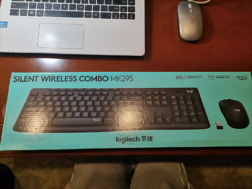 Wholesale Logitech MK295 Silent Wireless Keyboard Mouse Combo 2.4GHz Wireless Office Keyboard Mouse Set