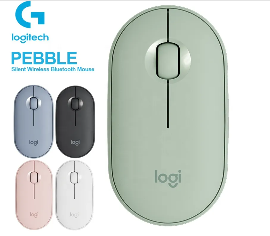 Logitech Pebble M350 Wireless Mouse white silence For Laptop Notebook Pc And Mac Ergonomic office best seller cheap portable