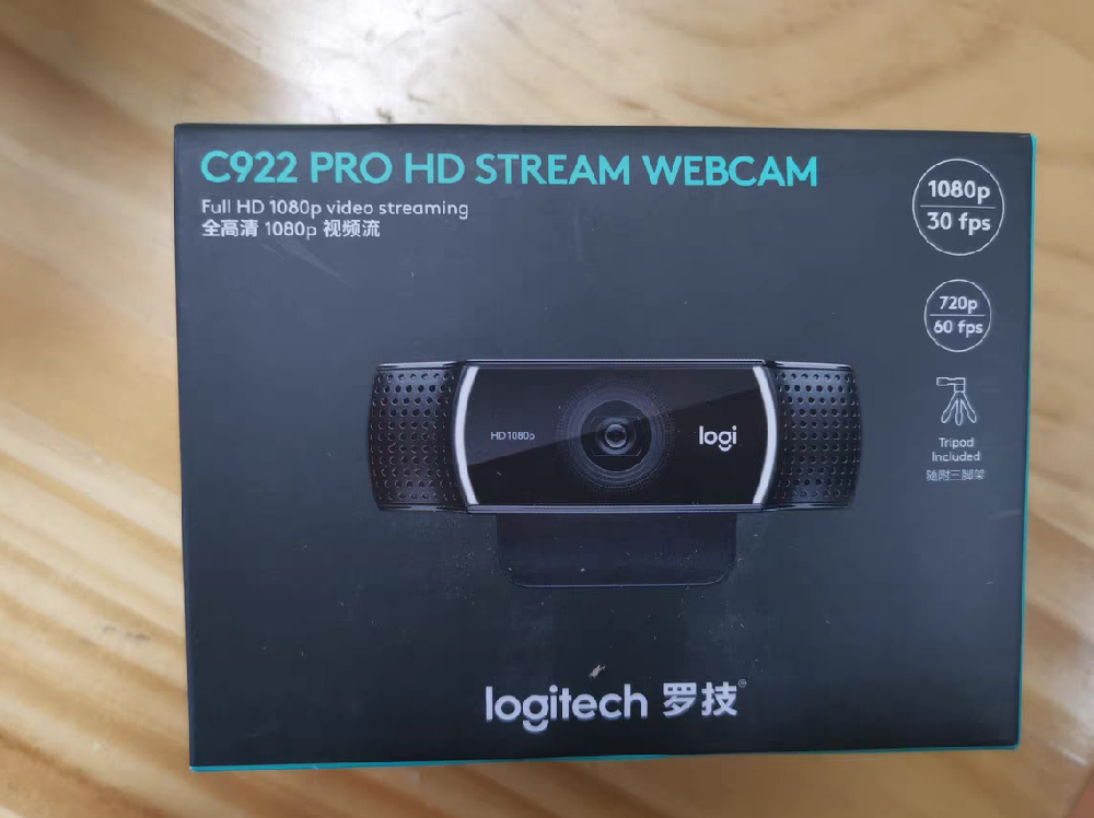 Logitech C922 Pro Stream Webcam - High-Quality Video Calls and Streaming